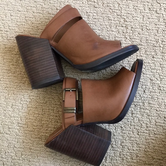 Cognac Mule slingbacks - Picture 3 of 6